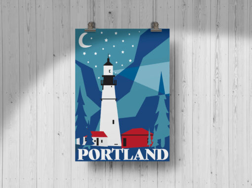 Portland, ME Poster